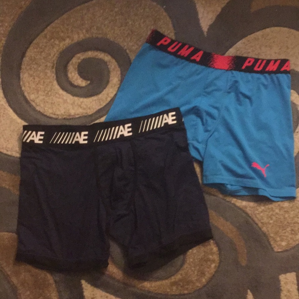 American Eagle and Puma Mens Underwear Bundle